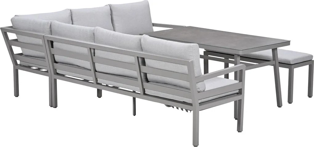 Garden Impressions Markus lounge dining set 4-delig - taupe