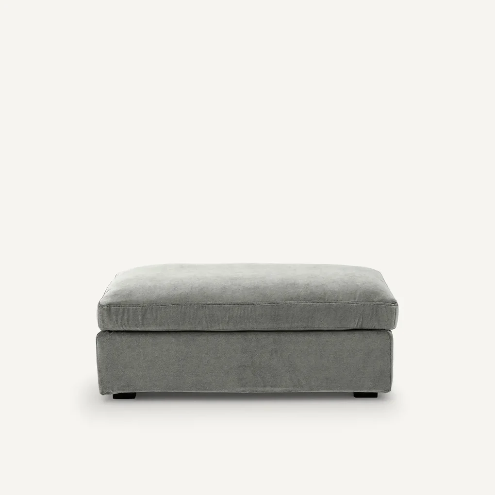 Voetenbank stonewashed fluweel, Neo Chiquito