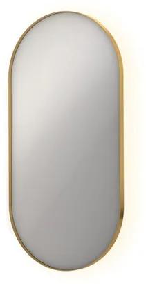INK SP21 Spiegel - 60x4x120cm - LED onder en boven colour changing - dimbaar - in stalen kader - aluminium Mat goud 8408977