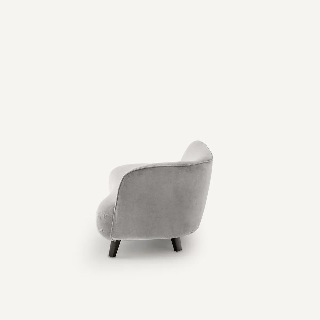 Sofa Dormeuse stonewashed fluweel, Rosebury, ontwerp Emmanuel Gallina