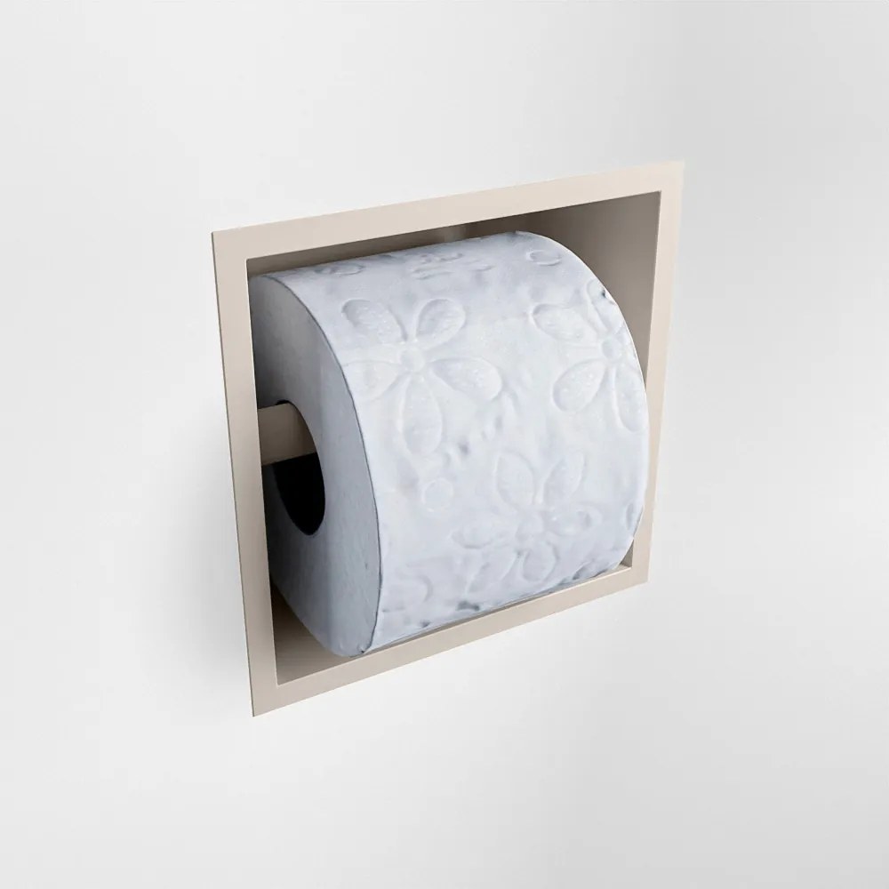 Mondiaz Easy Cube toilet rolhouder 16x8.6cm linen