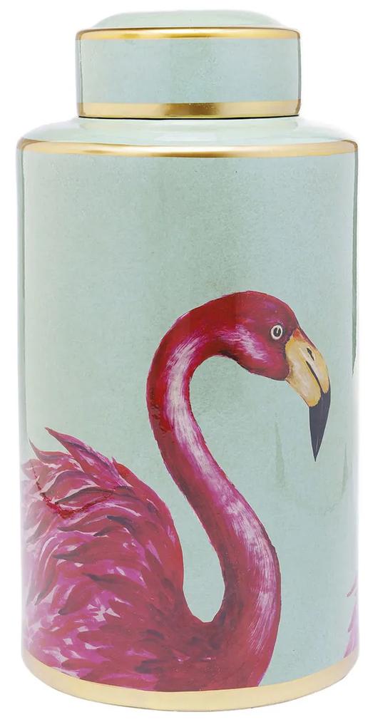 Kare Design Flamingos Deco Opbergpot Flamingos 39 Cm