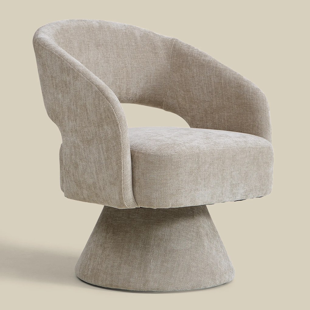 Draaifauteuil Woonkamer Beige