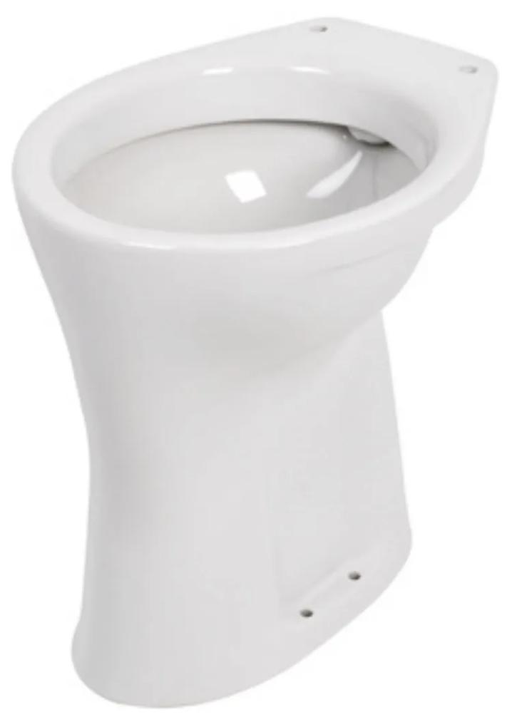 Toiletpot Verhoogd Plieger Plus Vlakspoel Wit PK 46CM