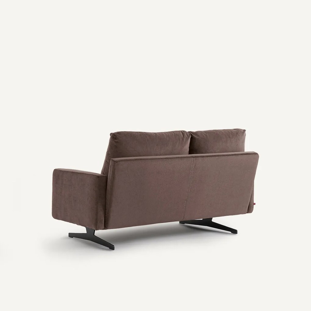 2-zitsbank in linnen fluweel, DELICATO