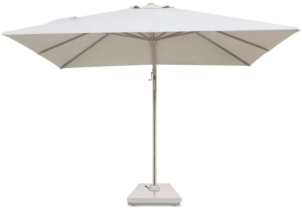 Zweefparasol 3x3m S2 Excellent (excl. voet) Taupe-naturel-bruin Camello Luna