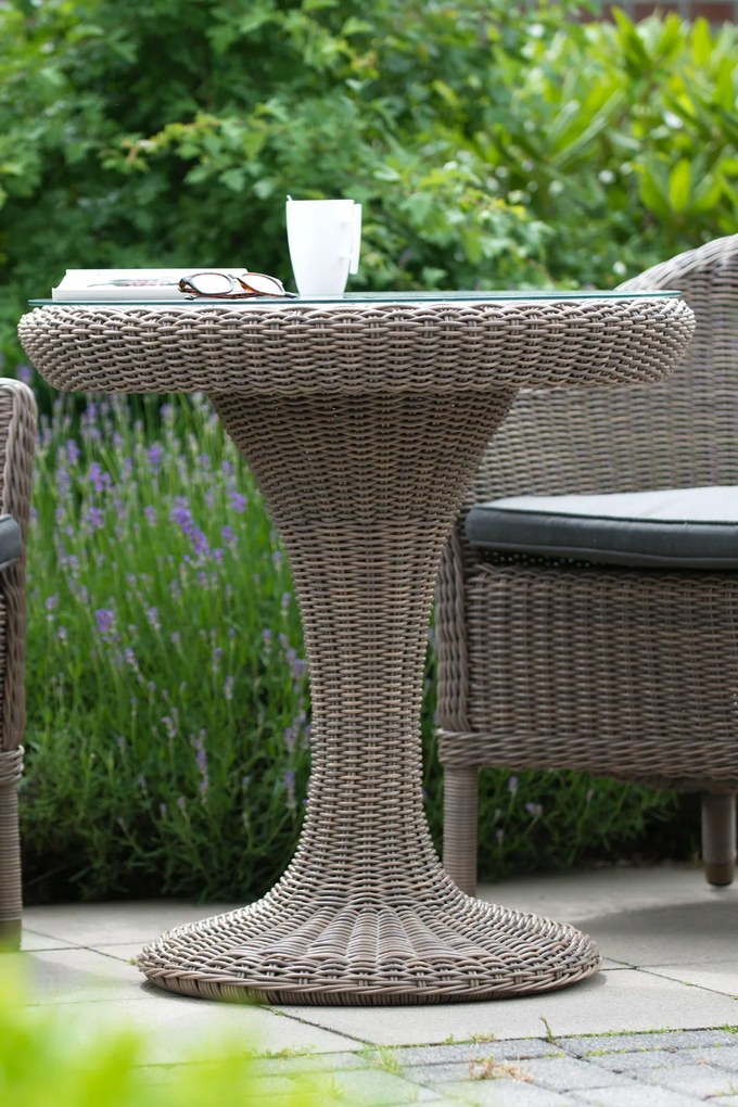 4 Seasons Outdoor Chester bistroset met Victoria tafel Ø 74 cm  Tuinset    antraciet weerbestendig