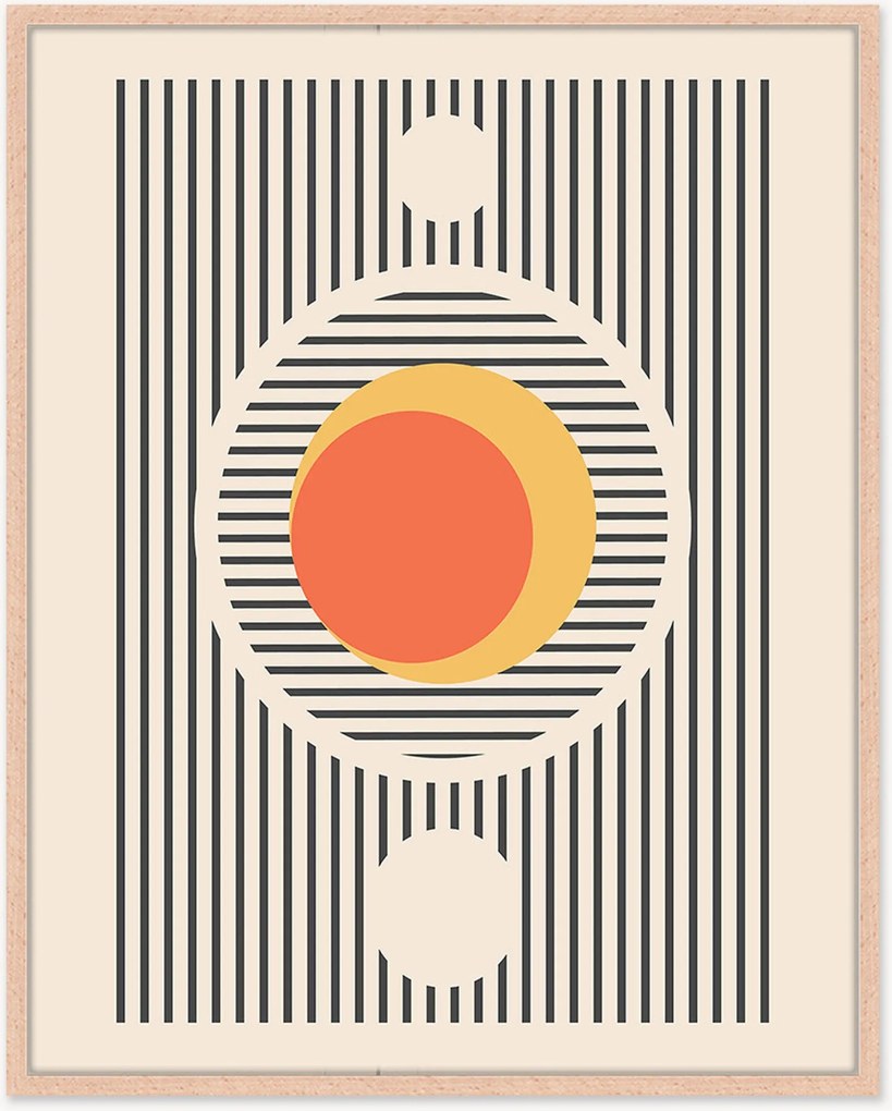 Ingelijste digitale print Creative Bauhaus