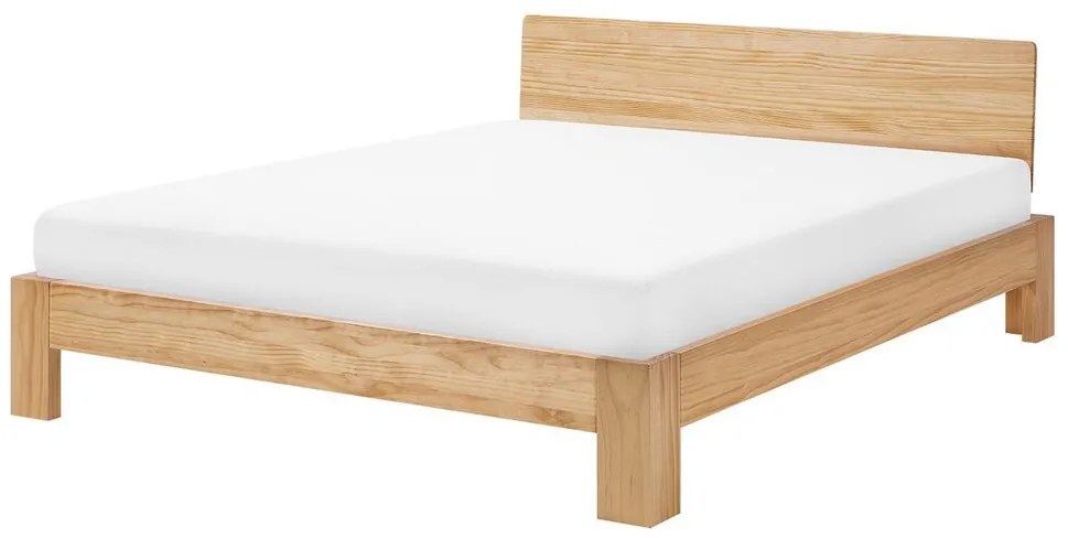Bed hout 160 x 200 cm ROYAN Beliani