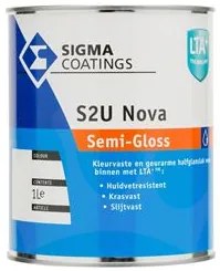 Sigma S2U Nova Semi Gloss - Wit - 1 l
