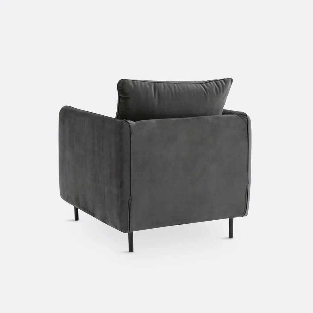 Fauteuil in fluweel, Ivete