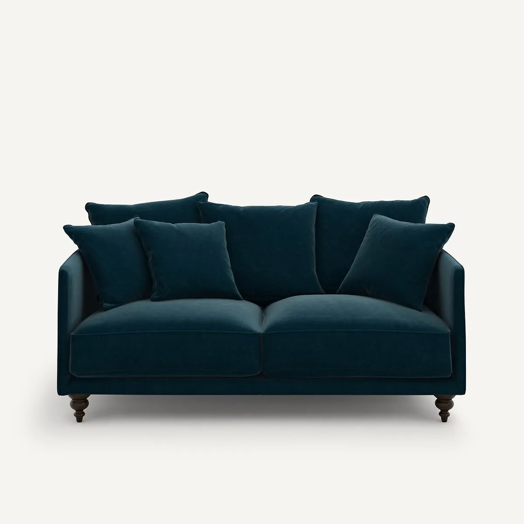 3-zits compacte fluwelen zetel, Lazare