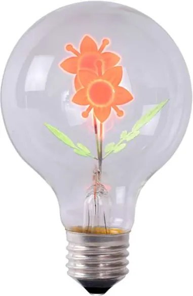 Lucide LED lamp Bloem - transparant - Ø8 cm - Leen Bakker