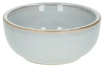 Schaal, reactieve glazuur, steengoed, grijs,Ø 7,5 cm