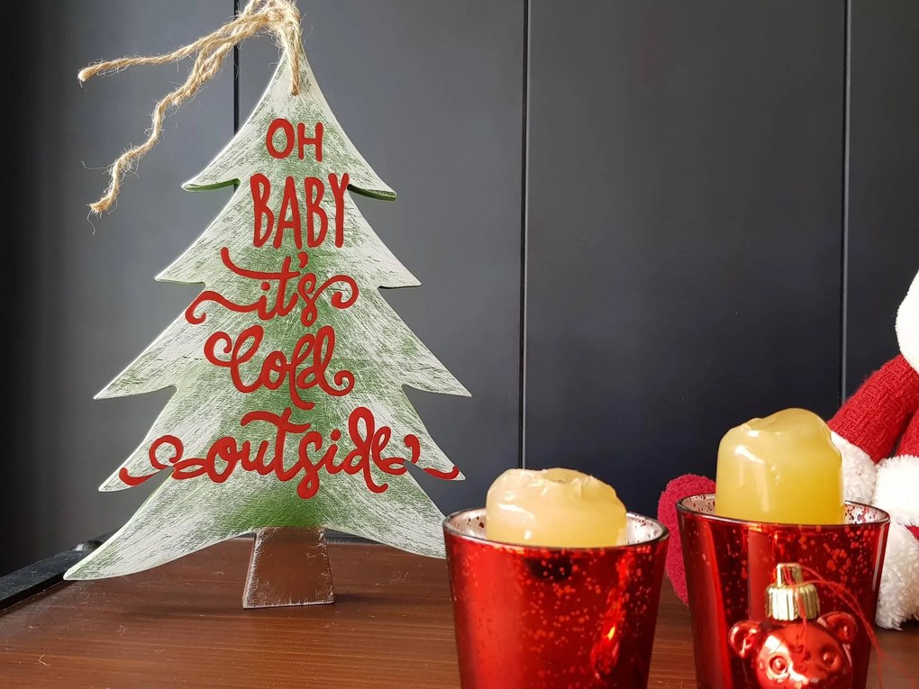 Wanddecoratie Cold Outside | Mioli Decor
