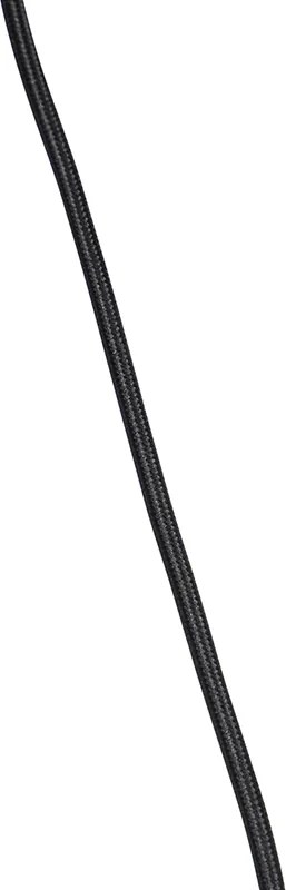 Hanglamp met velours kap pauw met goud 40 cm - Combi