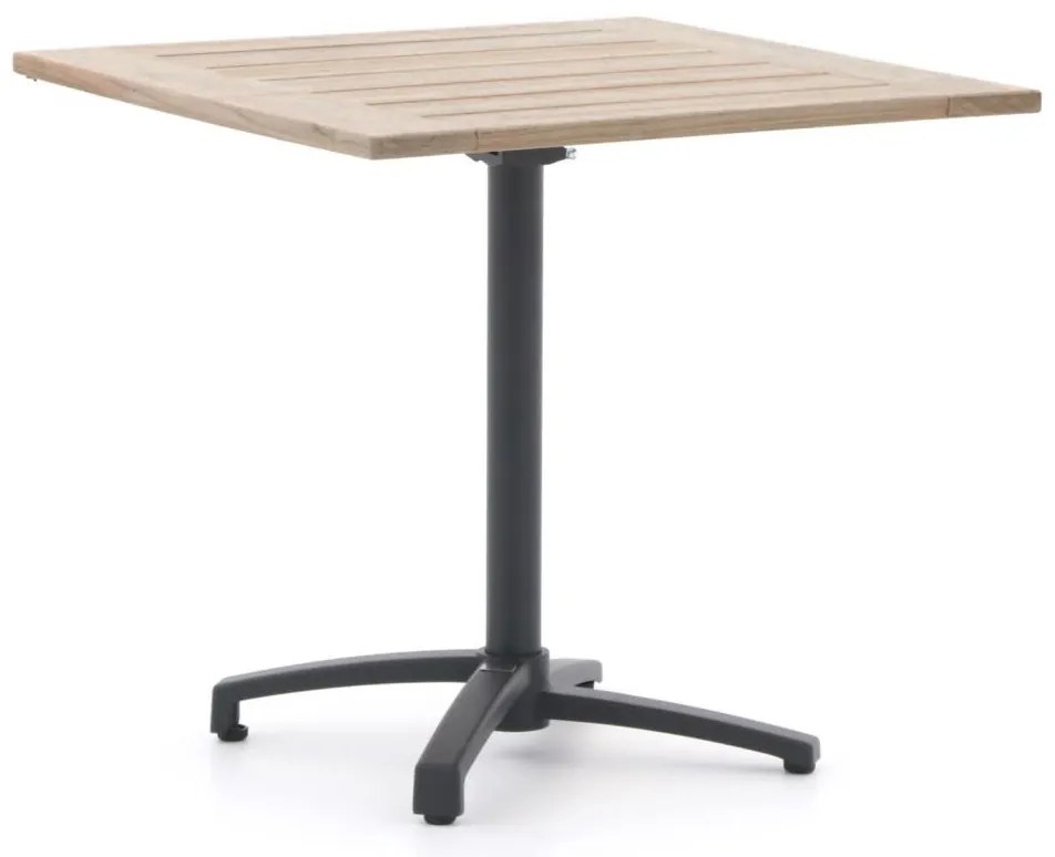 Inklapbare tafel Bellagio  | Vierkant  | Tuintafel Aluminium | 80x80cm | 2 personen | Kees Smit Tuinmeubelen