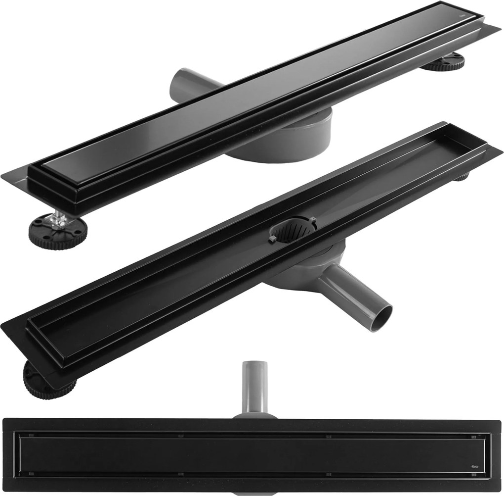Lineaire afvoer Rea Neox Pro Black 70
