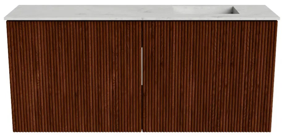 Mondiaz Joya DLux 90cm toiletmeubel ruby met wastafel faye rechts 1 kraangat opalo