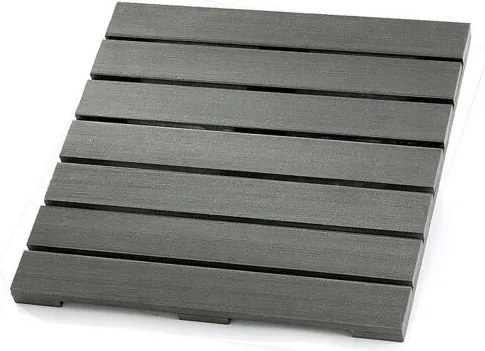 Terrastegel composiet 50 x 50 cm antraciet FSC (24 mm) massief