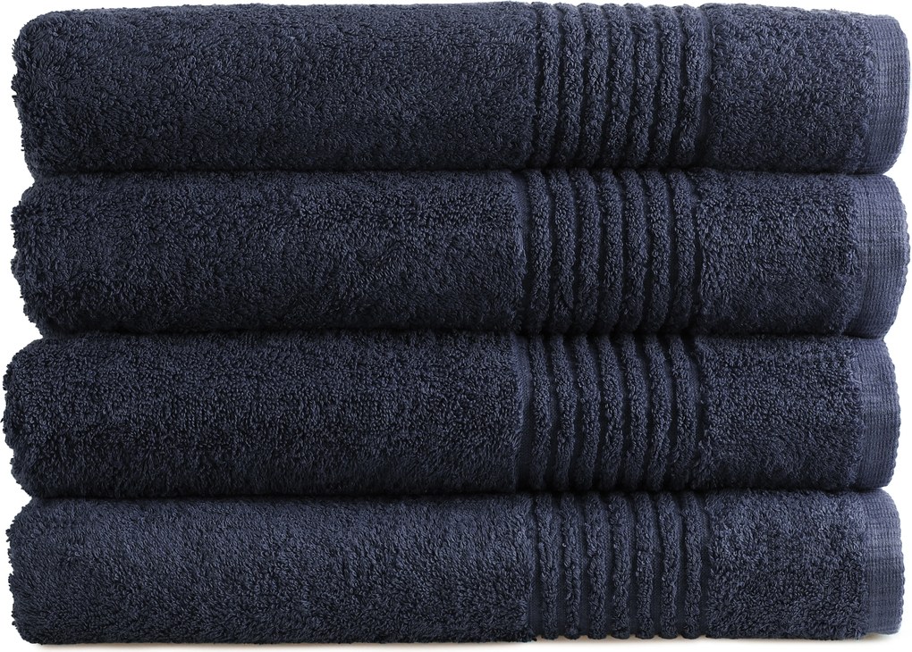Handdoek Supreme Collectie - 4 stuks - 70x140 - navy