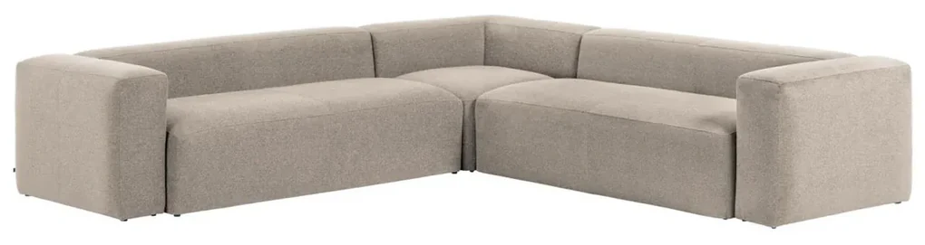 Kave Home Blok Moderne Hoekbank - Uni Beige - 320x320