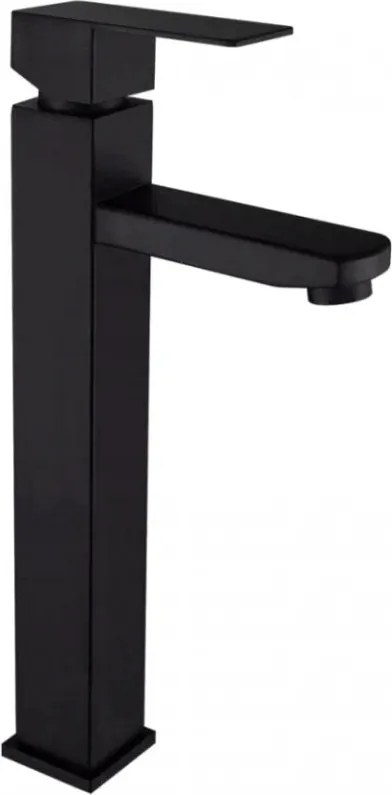 Mexen Emma hoge wastafelkraan, zwart - 71910-70