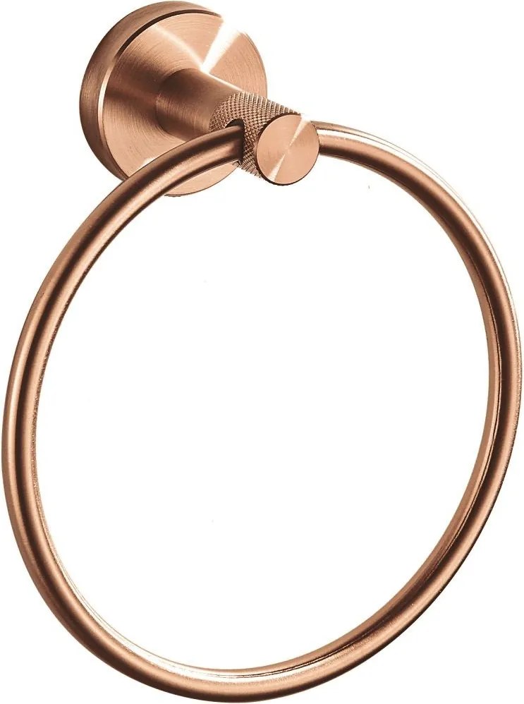 Badkamerhanger Ring 6610 Modern Brush Copper
