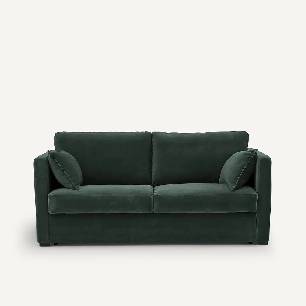 Sofa 3-er, cabrio, fluweel, NÉO KINKAJOU