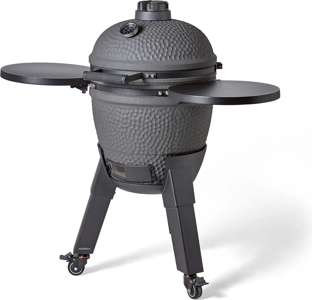 Moddern charcoal grey Complete kamado - houtskoolbarbecue