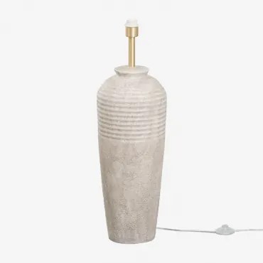 Voet Voor Vloerlamp ↑130 Cm In Keramiek Arondir Beige – Crème - Sklum