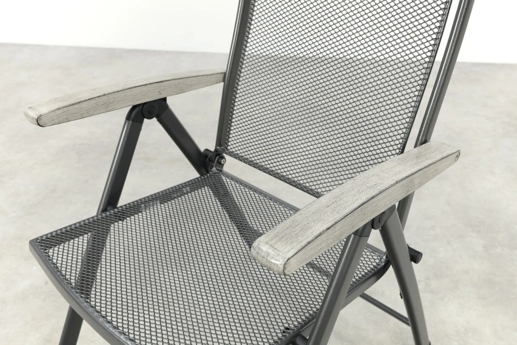 Royal Garden Balero verstelbare tuinset strekmetaal 160x90 cm.