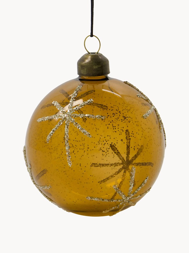 Kerstballen Star, 4 stuks