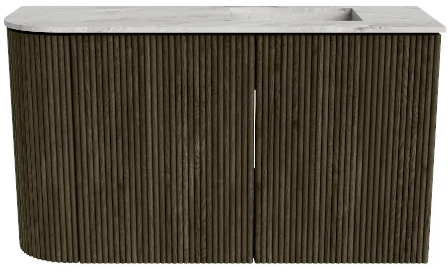 Mondiaz Joya DLux 70cm toiletmeubel ronding links shadow met wastafel faye rechts 1 kraangat glace