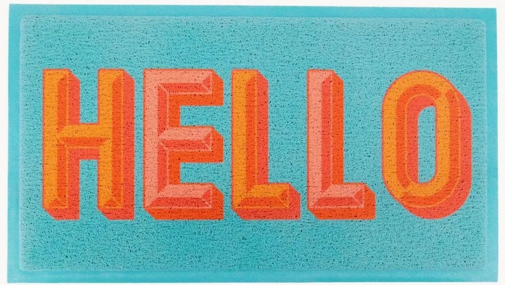 In- & outdoor vuilopvangmat Hello