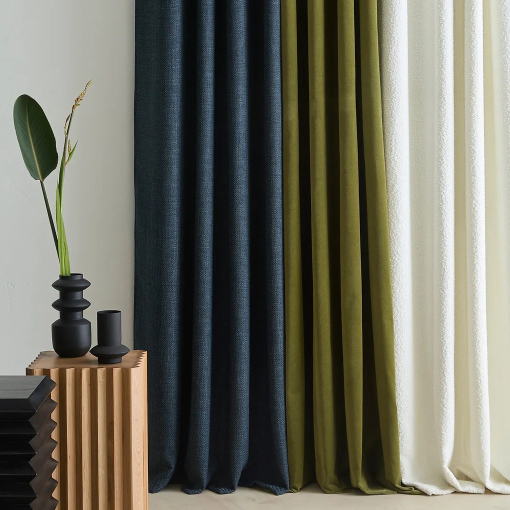 Gordijn in bouclette met oogjes, Darci