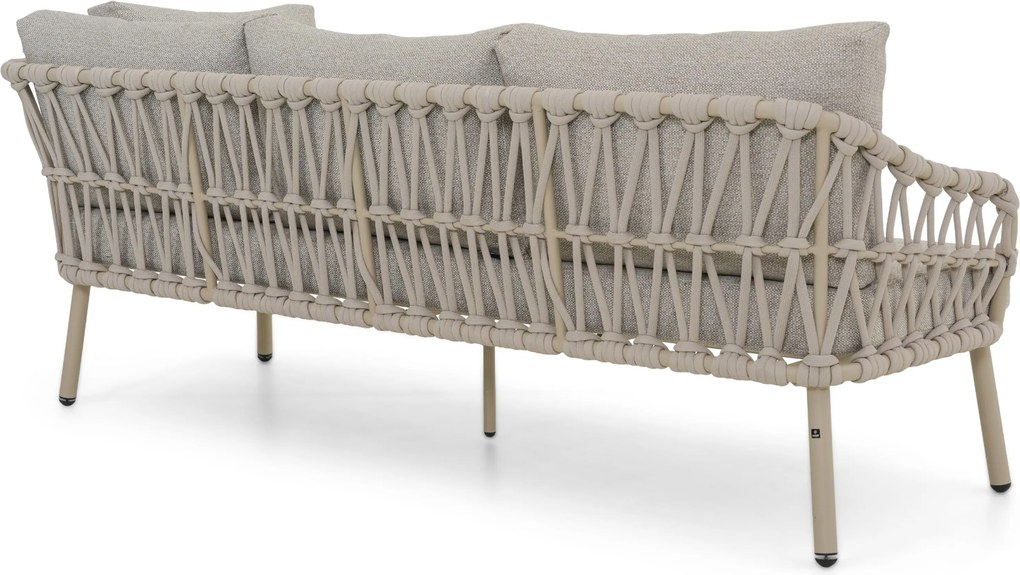 Hoek loungeset 5 personen Rope Zand/Beige Coco Oliva