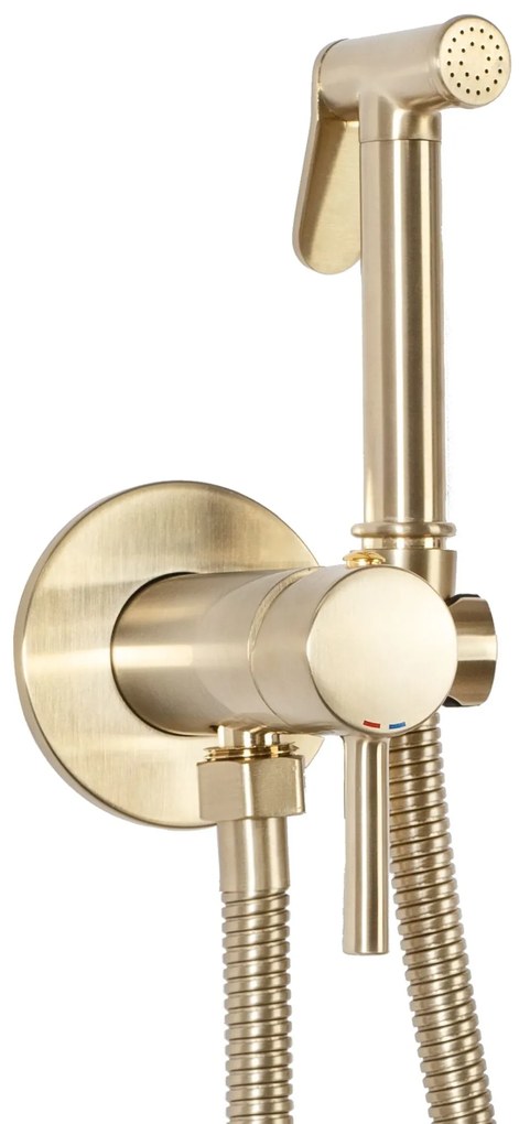 Inbouw Bidetmengkraan Rea Lungo Loop Gold Brush