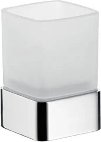Emco Loft glashouder inclusief glas staand model edelstaal 052001601