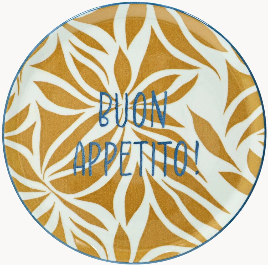 Rond pizzabord Cinzia Buon Appetito bruin
