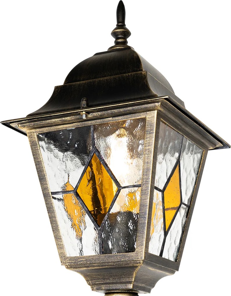 Vintage buiten lantaarn antiek goud 240 cm 2-lichts - Antigua