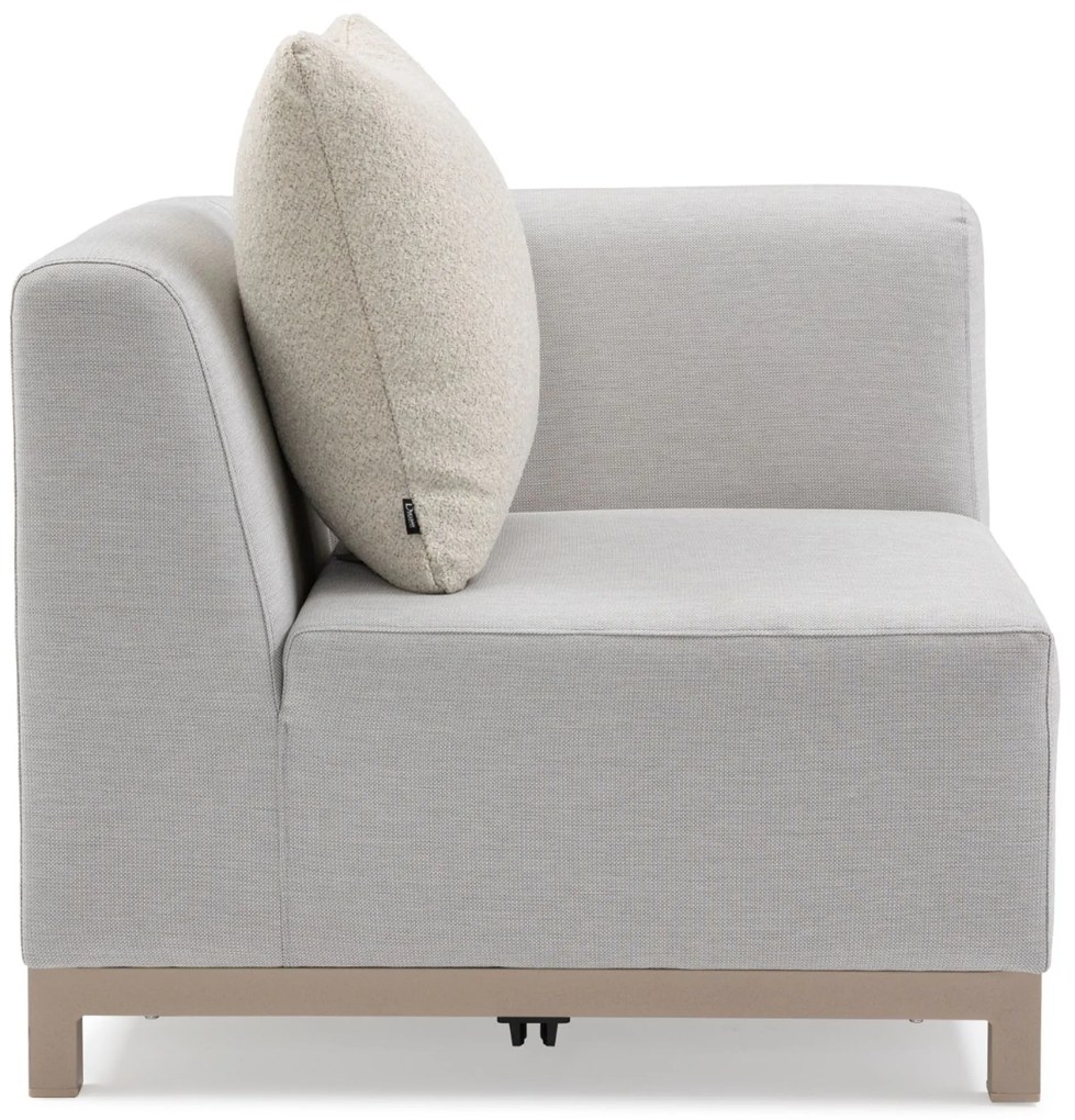 Hoek loungeset 5 personen Outdoor textiel Grijs De Laan Projects