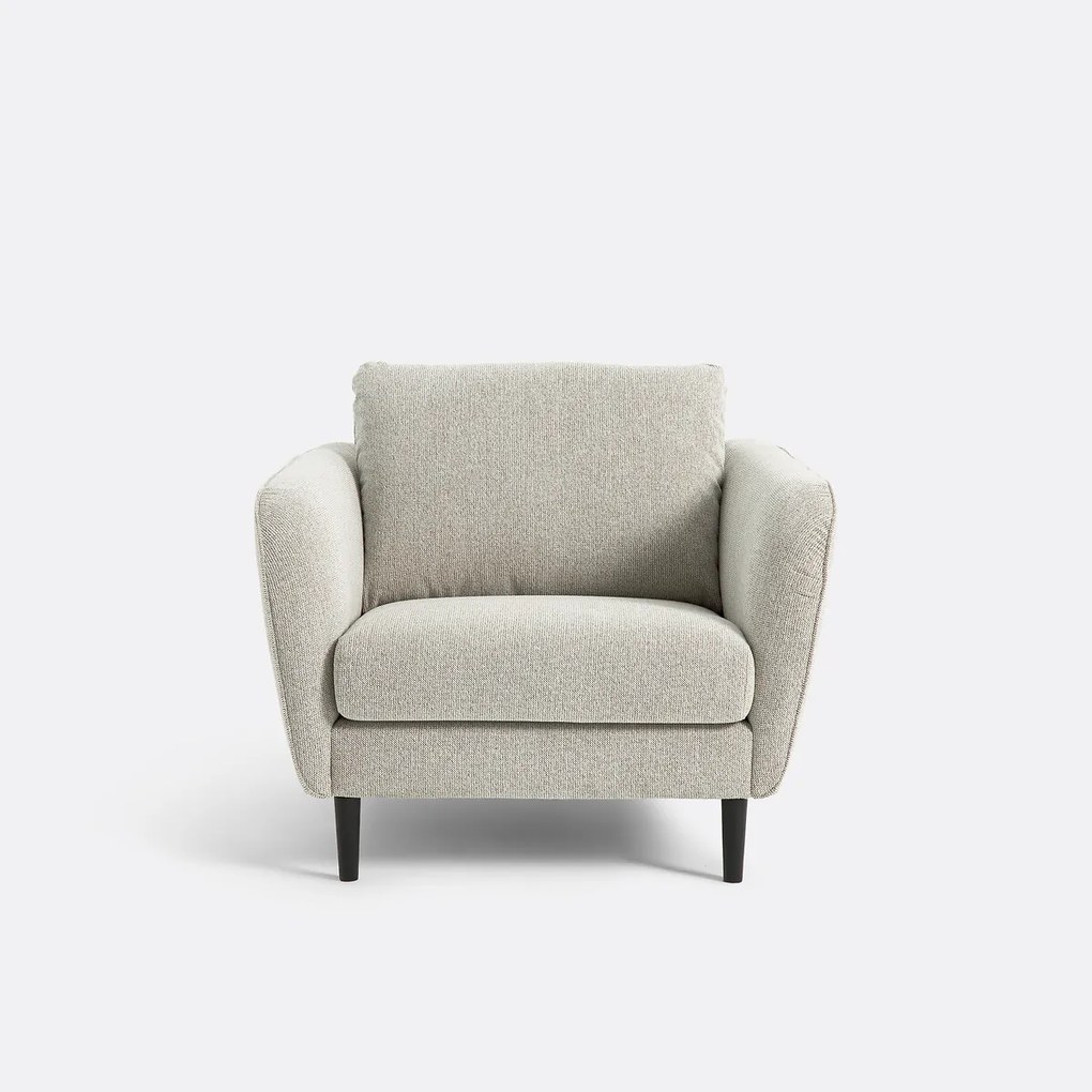 Fauteuil, gevlekte structuurstof, Amy