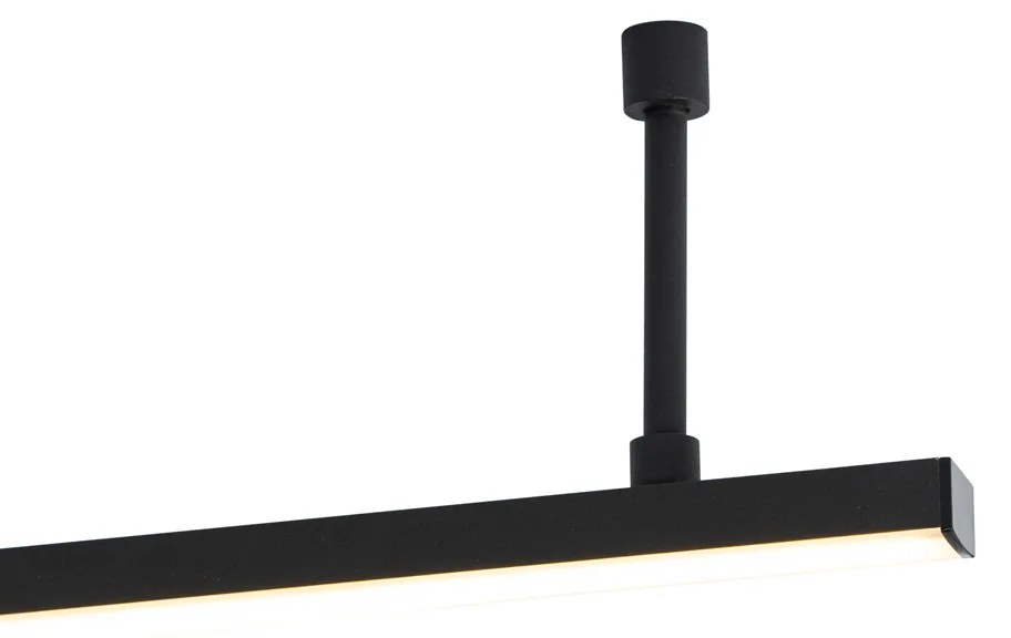 Plafondlamp zwart 150,8 cm incl. LED 3-staps dimbaar verstelbaar - Annuschka Design Binnenverlichting Lamp