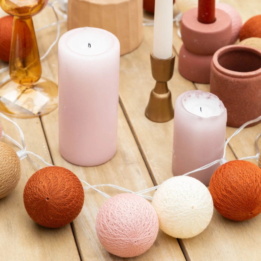 Cotton Ball Lights Outdoor lichtslinger - Starter Kit - Terraza