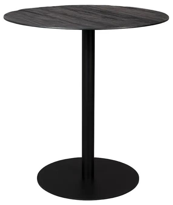 Dutchbone Counter Table Braza Round Black  - Metaal - Dutchbone - Industrieel & robuust