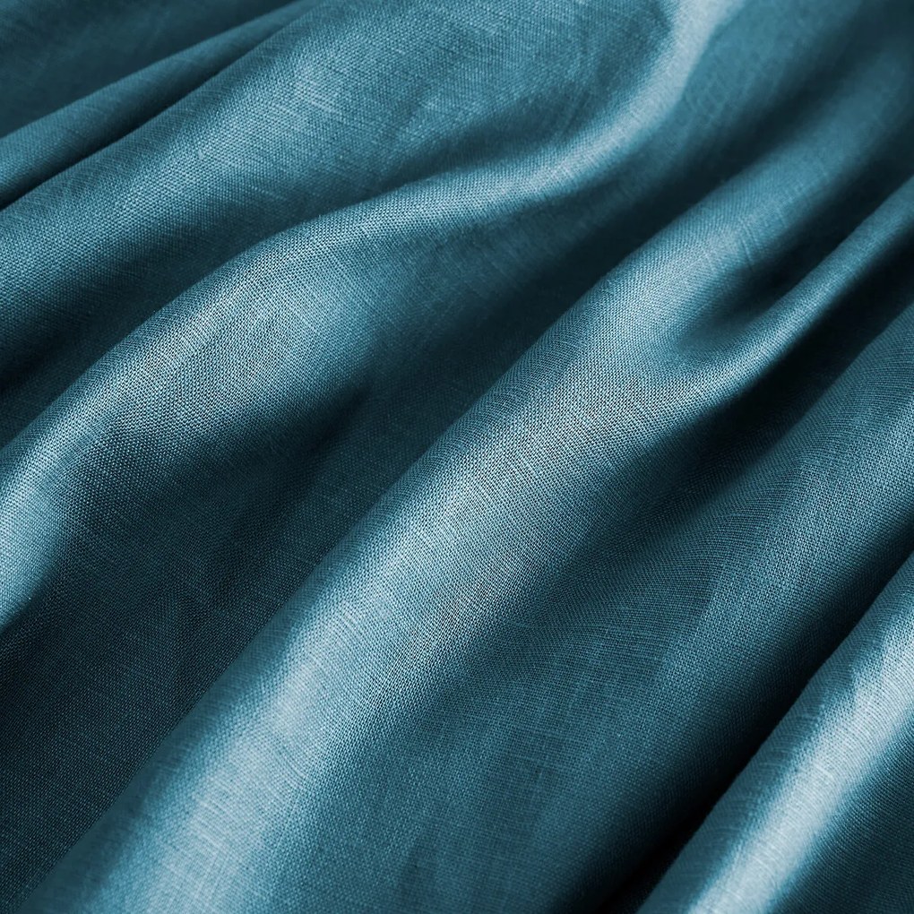 Linnen gordijn met voering, verborgen lipjes, Private