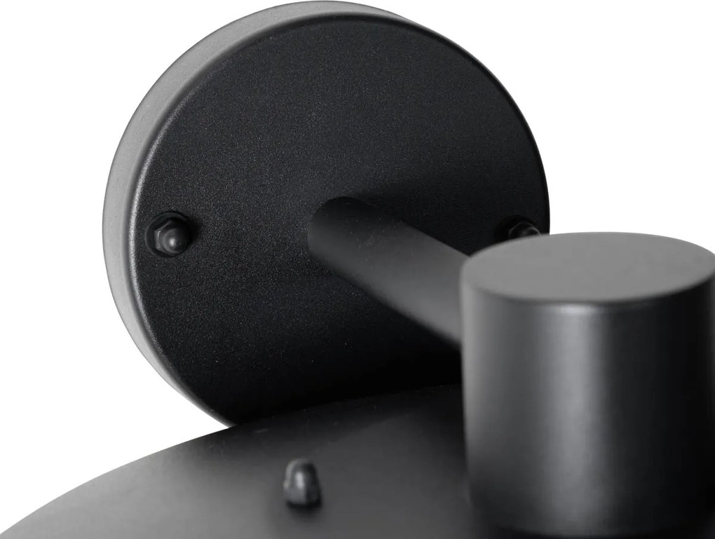 Design buiten wandlamp zwart IP44 - Morty