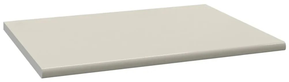vidaXL Aanrechtblad 80x60x2,8 cm spaanplaat crèmekleurig