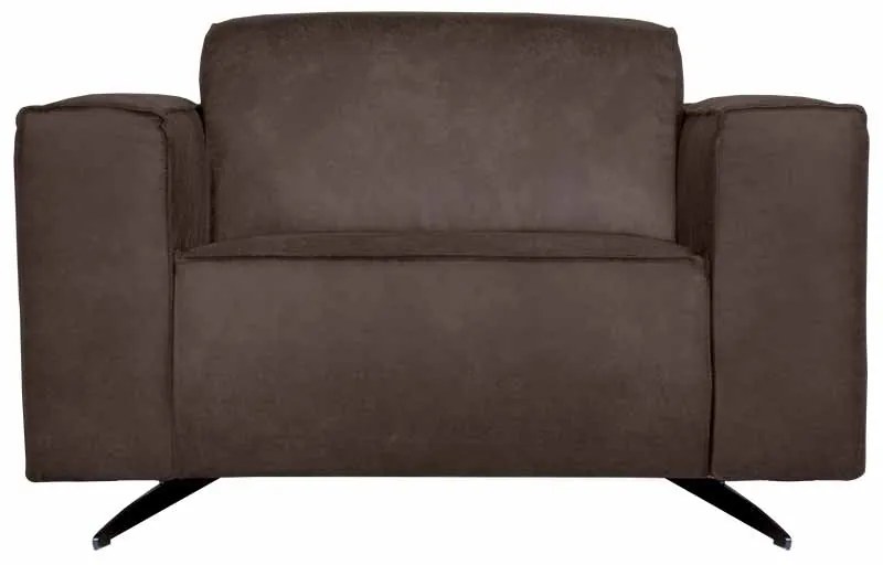 Fauteuil - Lambada - leer Colorado bruin 04
